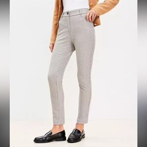 (17) LOFT Houndstooth Pants